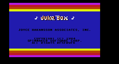 Juke Box Title Screen